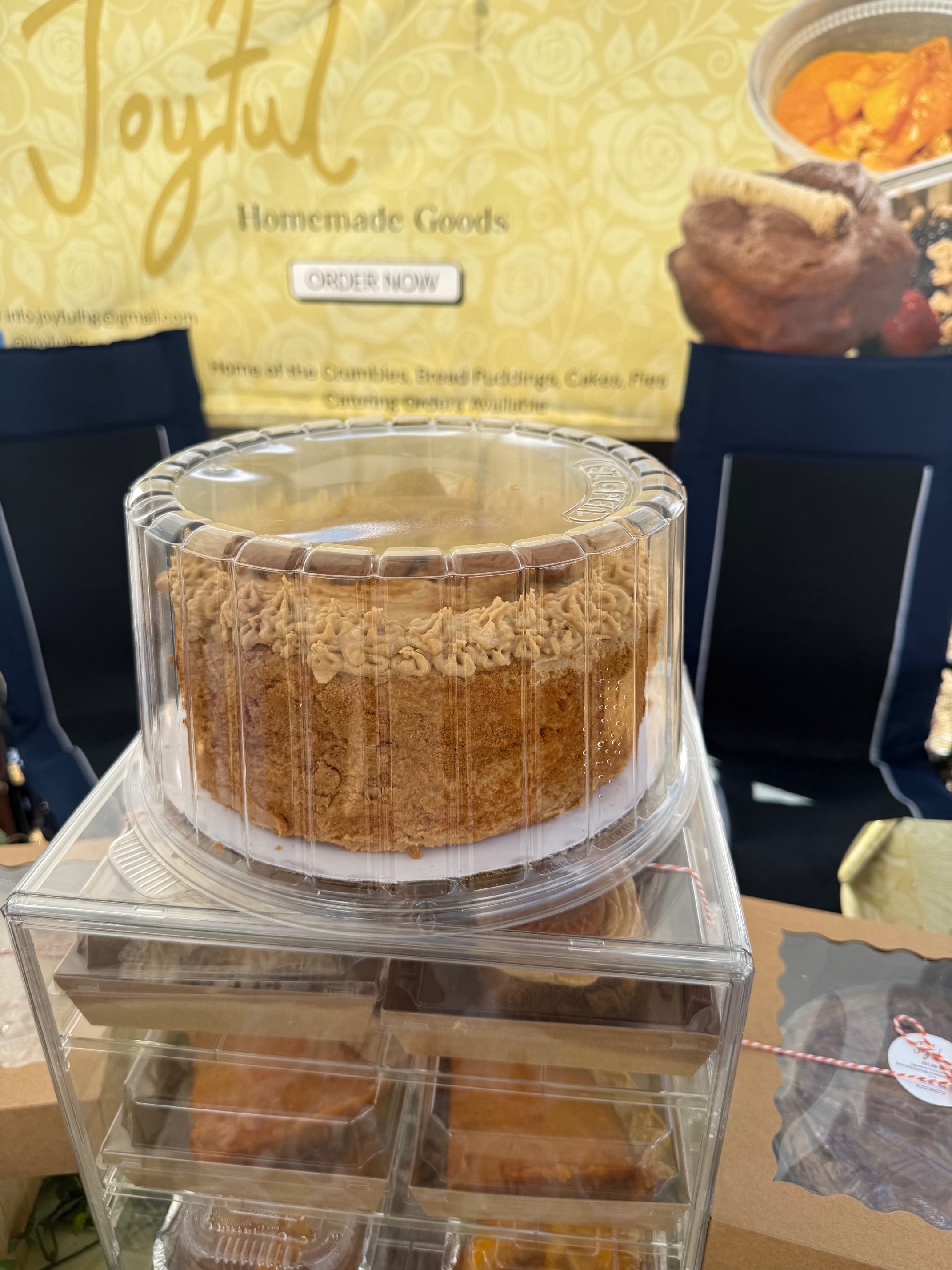 Biscoff Crumble Cake