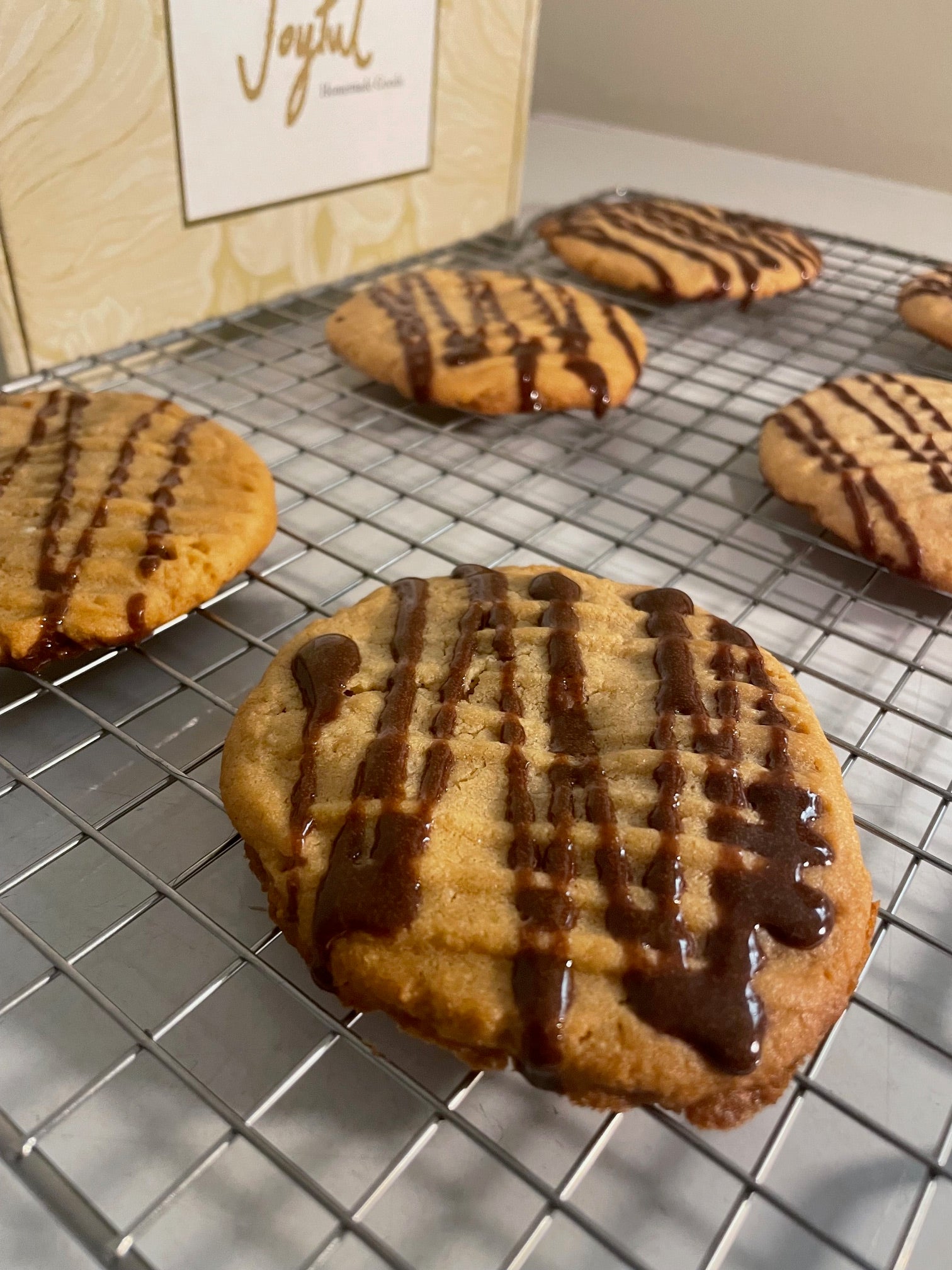 Peanut Butter - with Chocolate Glaze